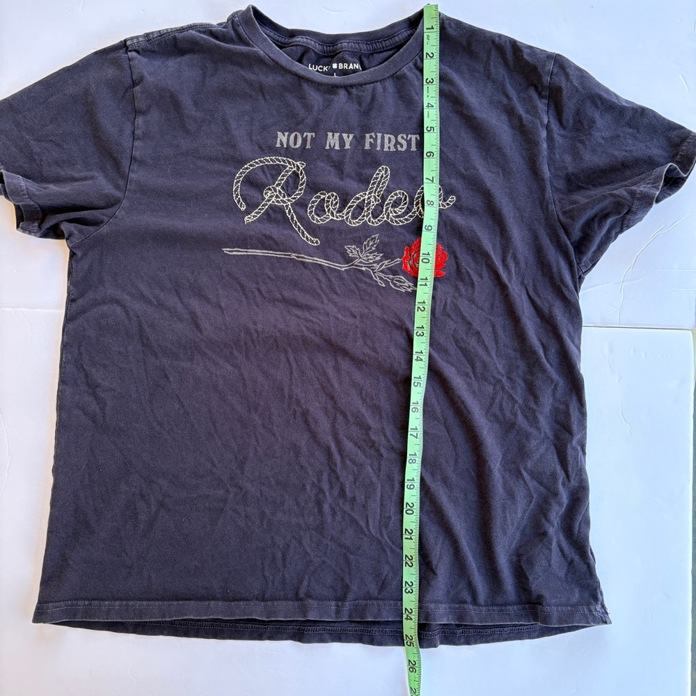 Lucky Brand Rodeo T-shirt Women’s Size L - Picture 6 of 11